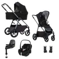 Mast Swiss Design M5x wózek 4w1 z fotelikiem Maxi Cosi Pebble 360 Pro 2 i bazą FamilyFix 360 Pro