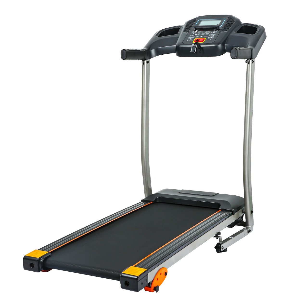 Folding Treadmill Fitness Equipment With LCD Walking Running Cardio Exercise Machine - Image 2