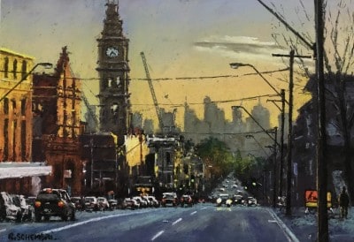 Pastel artwork from the 2024 exhibition winners at The Pastel Society of Victoria, showcasing vibran.