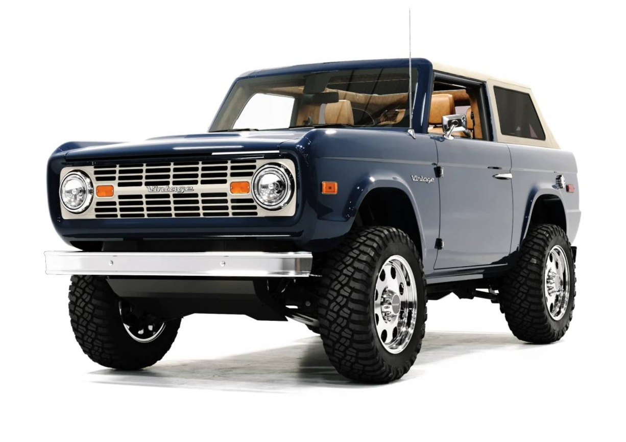 Classic 4x4 vintage SUV with rugged tires and retro design, perfect for outdoor adventures and stylish city drives.