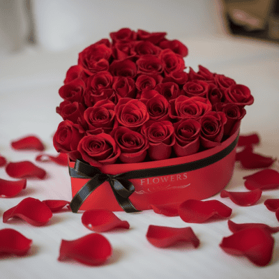 flower box heart shape