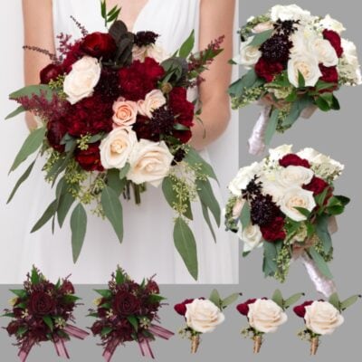 merlot wedding flowers collection las vegas