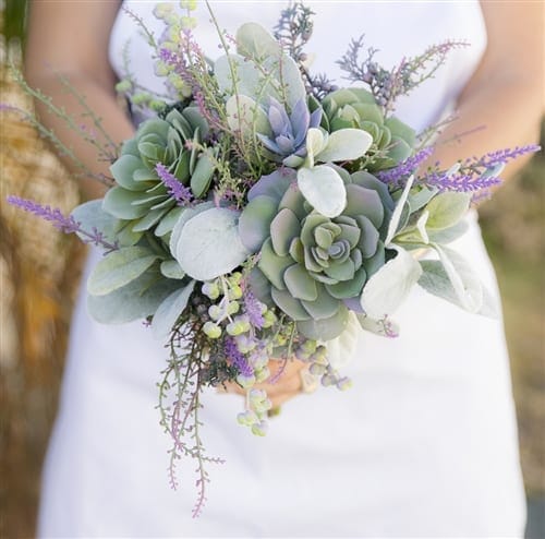 succulent bridal bouquet las vegas florist