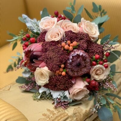 "Golden Gate" Bridal Bouquet Las Vegas wedding flowers