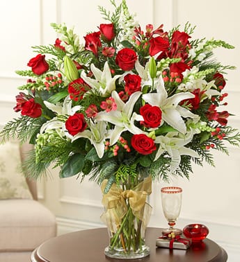 luxury christmas flowers
