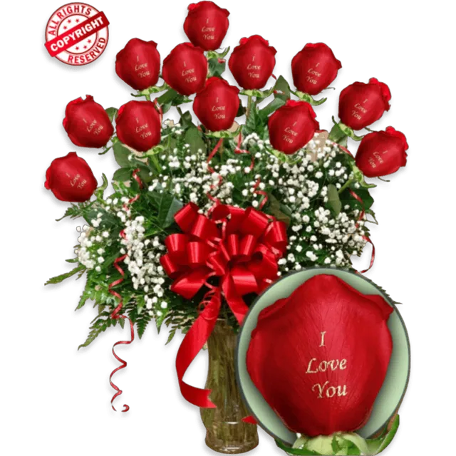 "I love You" Speaking Roses