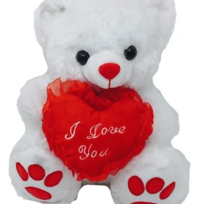 medium i love you teddy bear
