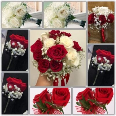 wedding package red and white