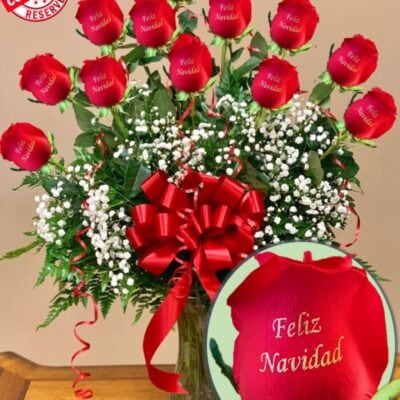 feliz navidad roses
