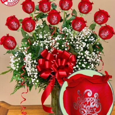 happy new year las vegas roses