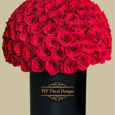 100 roses flower box