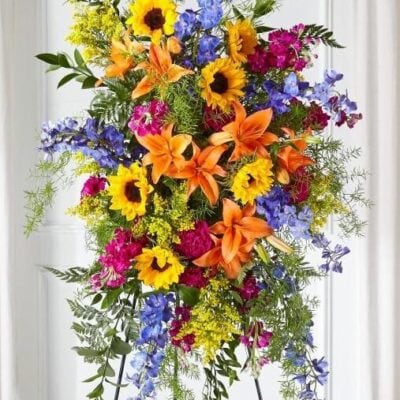 The Sunlit Memories Standing Spray | Las Vegas Flowers | VIP Floral