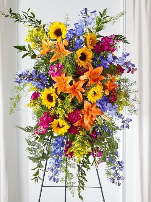 The Sunlit Memories Standing Spray | Las Vegas Flowers | VIP Floral