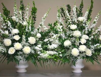 altar flower arrangements