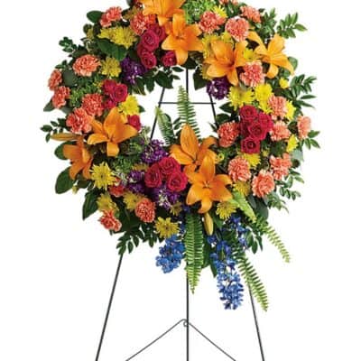colorfull wreath