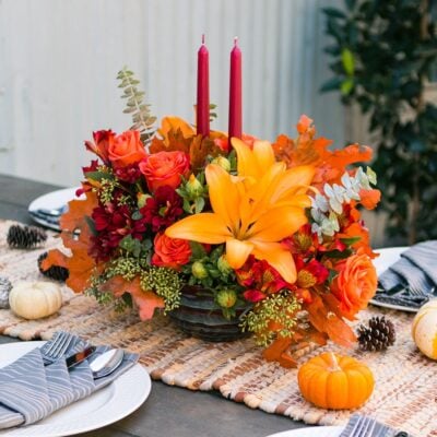 Autumn Colors Centerpiece | Las Vegas Florist | VIP Floral