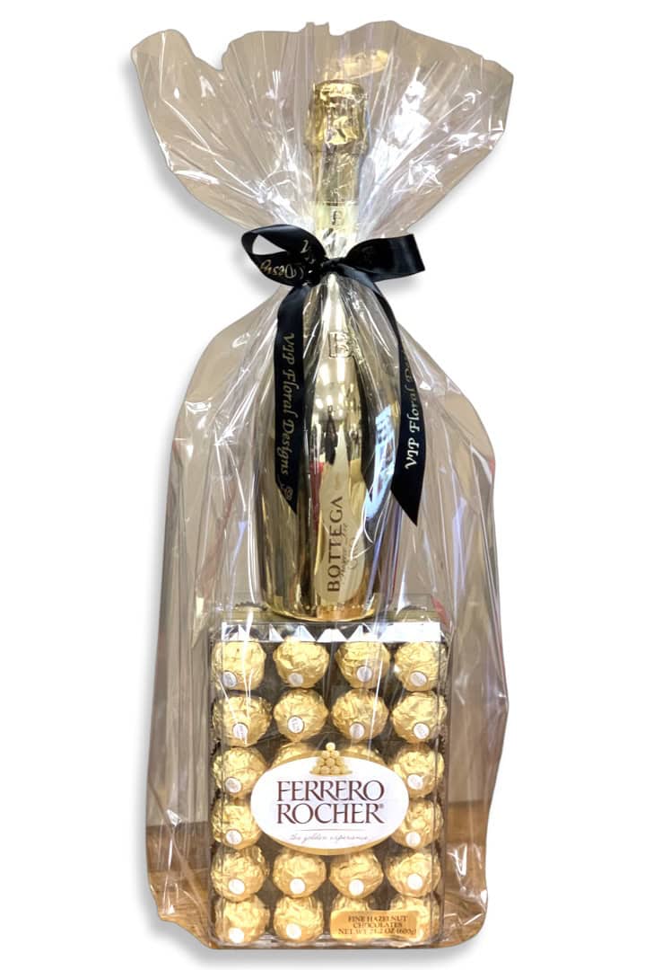 Champagne and Chocolate | Chocolate Flowers | VIP Floral