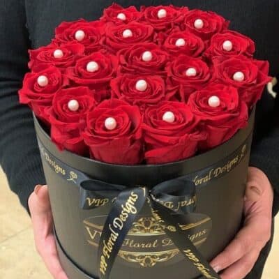 "Amore" Preserved Red Rose