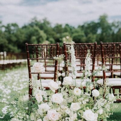 Wedding Ceremony Aisle Ground Arrangement