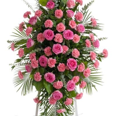 Funeral Flowers Las Vegas, Pink Carnations Spray