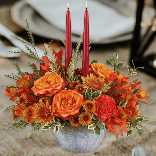 Joyful Blessings Centerpiece flower arrangement for thanksgiving in las vegas nevada