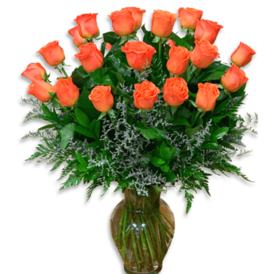 dark orange roses las vegas