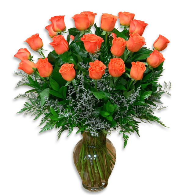 dark orange roses las vegas