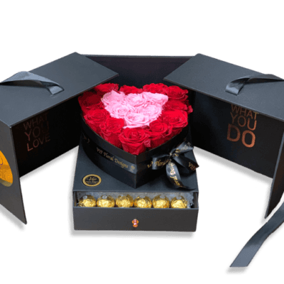 "Seduce" Box with long-lasting roses