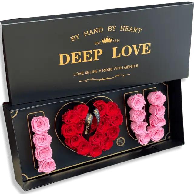24-26 long-lasting pink and red roses