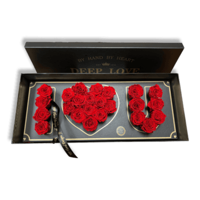 i love you long lasting roses