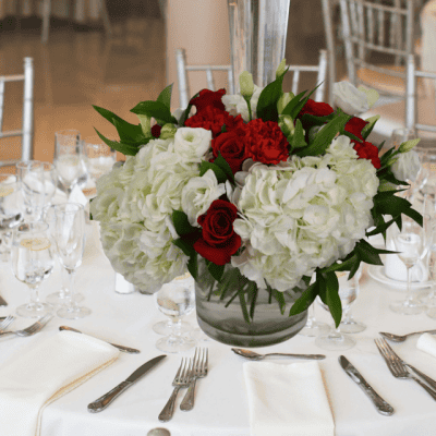 Resorts World Las Vegas Flower Centerpiece for corporate events and convention center.