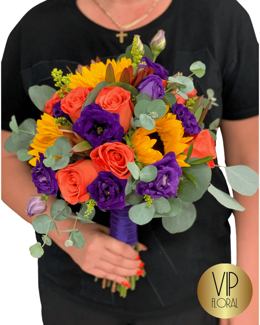 Infinite Bloom Symphony bridal bouquet in las vegas. Very colorful bouquet