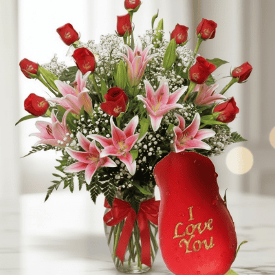 Eternal Love: Speaking Roses & Lilies las vegas flower delivery