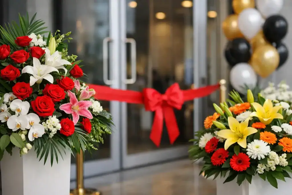 Grand Opening Flower Arrangements That Work