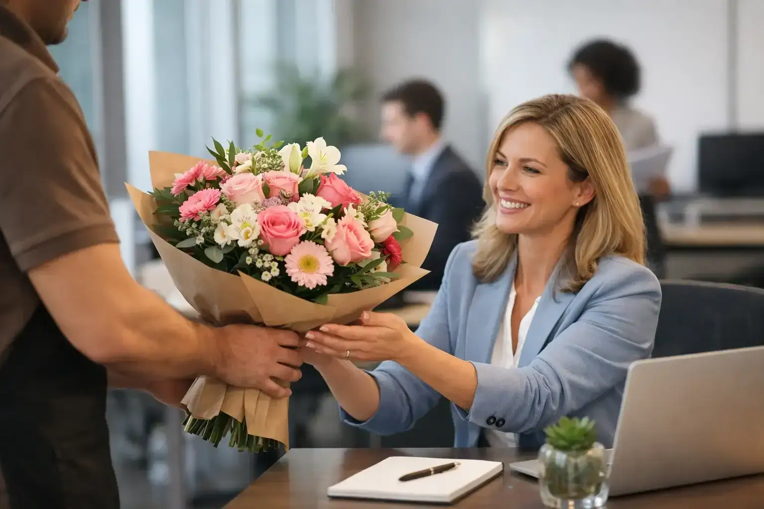 Can Florists Deliver to Workplaces?