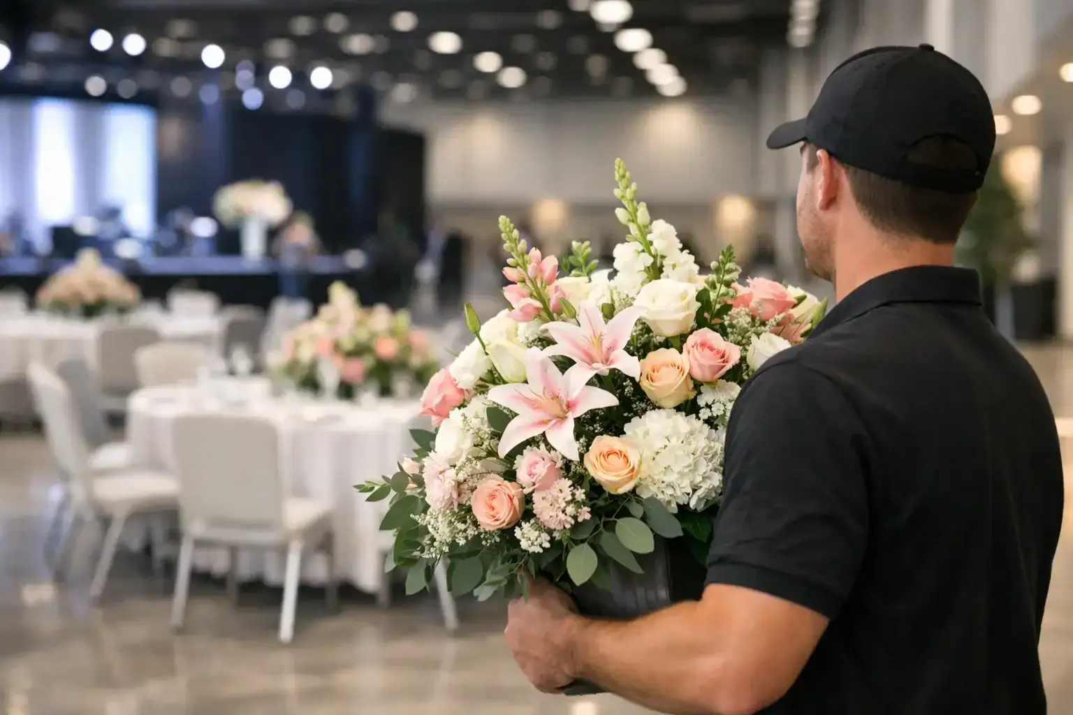 Convention Center Flower Delivery That Works
