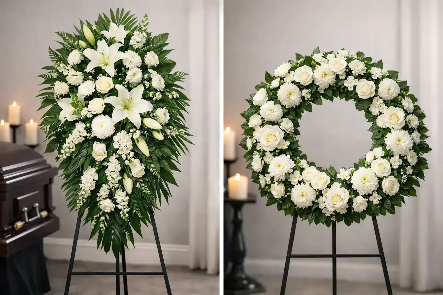 Funeral Sprays vs Wreaths: Which Fits Best?