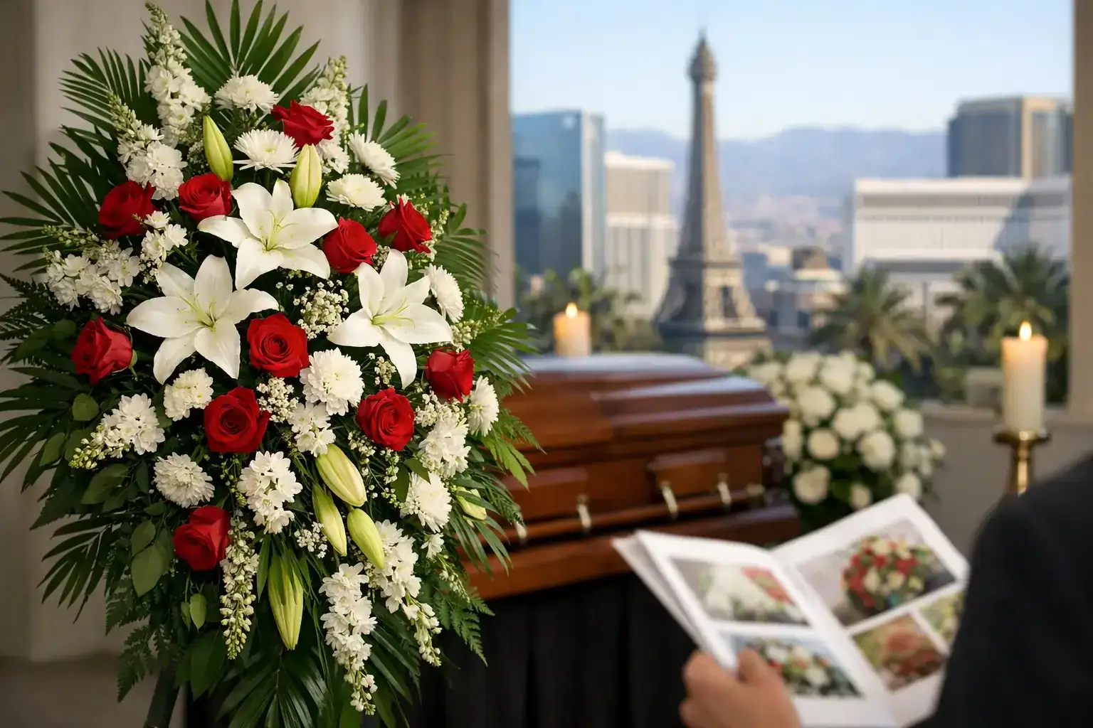 How to Order Funeral Sprays Las Vegas