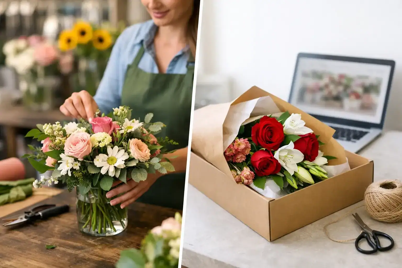Local Florist vs Online Flower Service