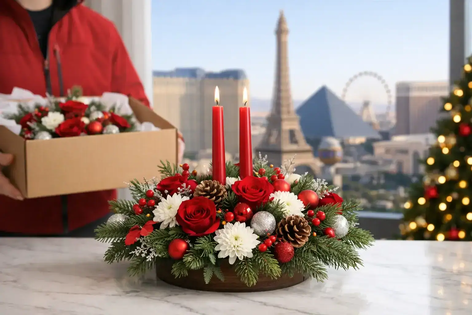 Christmas Centerpiece Delivery Las Vegas