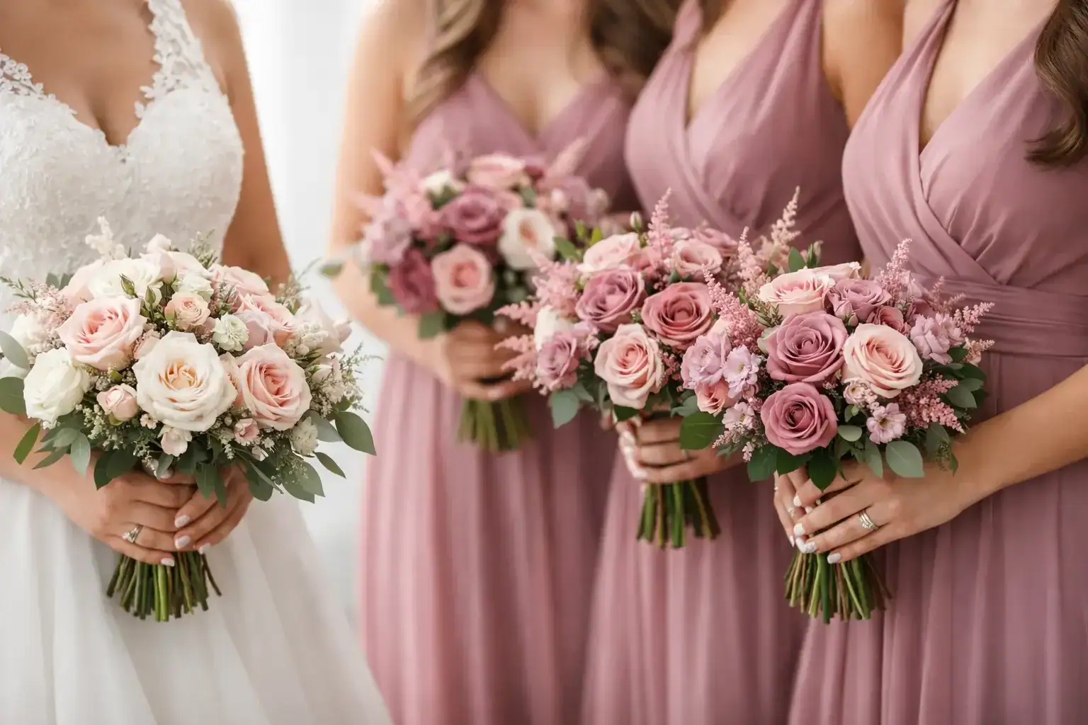 Can Wedding Flowers Match Bridesmaid Dresses?