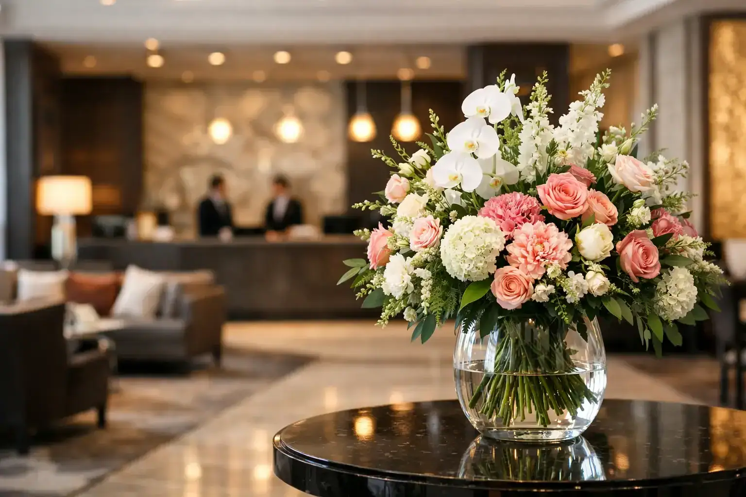 How to Plan Hotel Lobby Flowers That Impress
