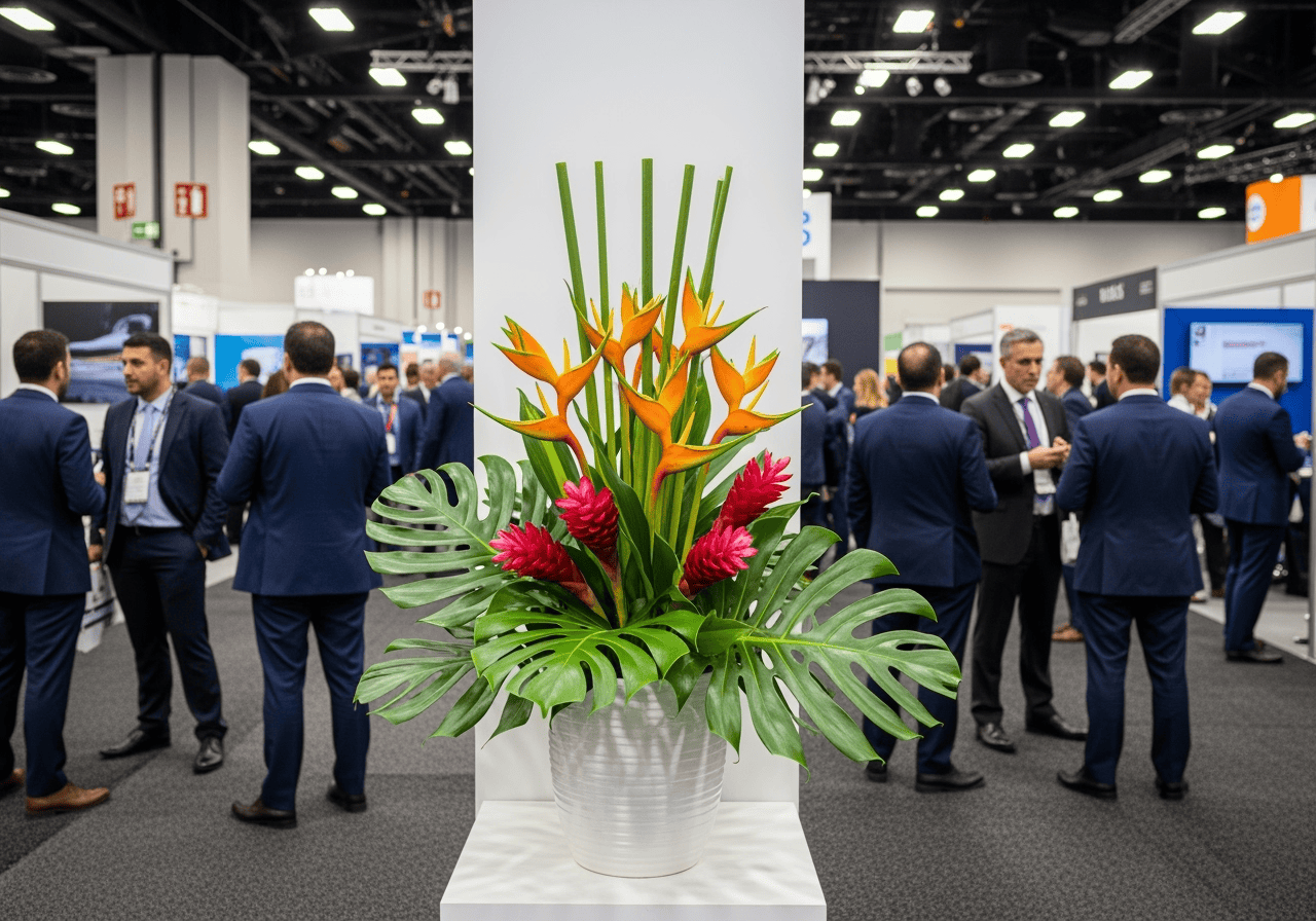 Trade Show Premium convention flower arrangement by Las Vegas florist VIP FLORAL