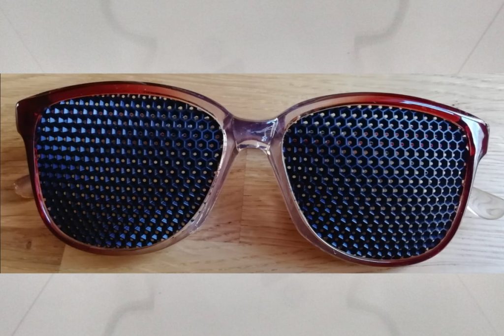 Gafas reticulares exagonales n