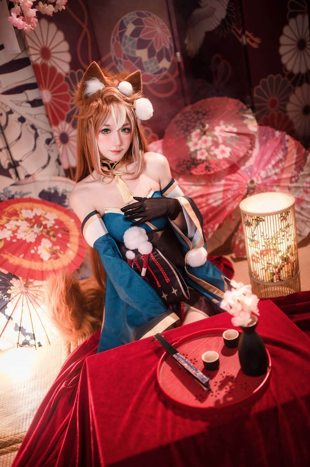 阿包也是兔娘|原神 希娜小姐 COS写真:软萌反转的人设特质 10 阿包也是兔娘 希娜小姐COS 娇俏灵趣反转少女