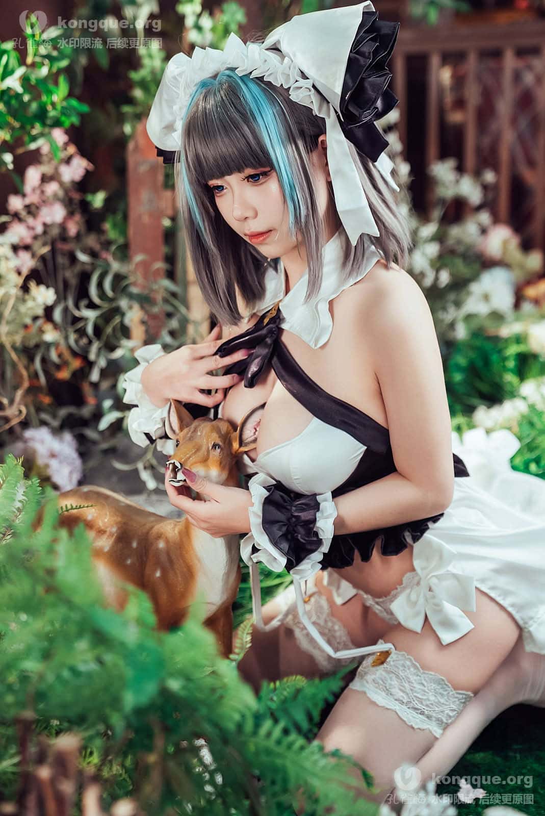末夜787|碧蓝航线 柴郡 COS写真:贵族娇憨的双面意趣 14 柴郡 女仆COS 甜美轻奢风格 末夜787 图集