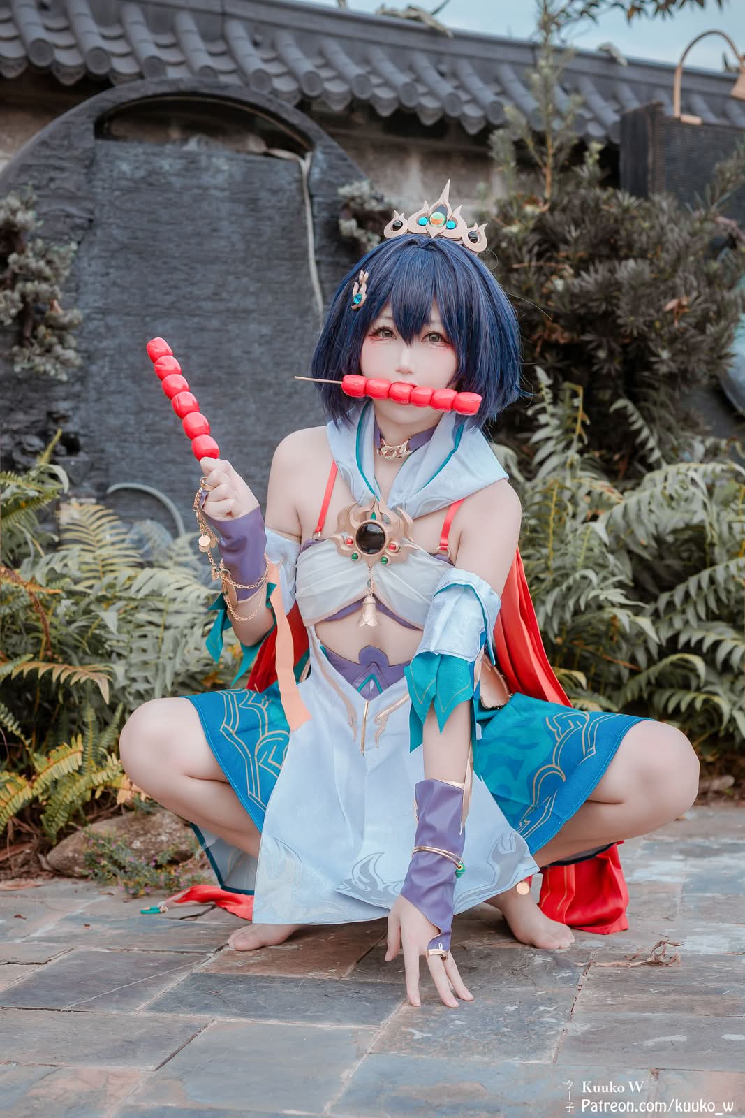 Kuuko W|Yunli COS写真:自在松弛的青春质感 11 Yunli 国风青春少女 COS作品展示