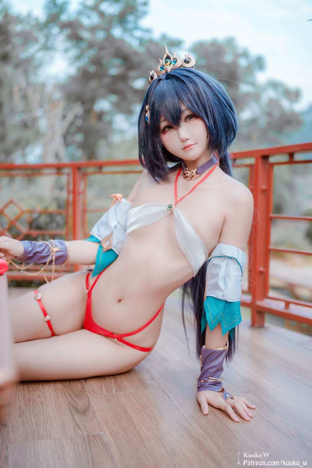 Kuuko W|Yunli COS写真:自在松弛的青春质感 13 Yunli 新生代国风 人物角色还原图片