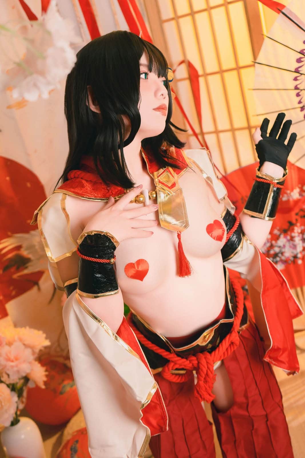 Messie Huang|怪物猎人 火芽 COS写真:山野赤诚的鲜活意蕴 17 火芽 动漫角色 COS图片
