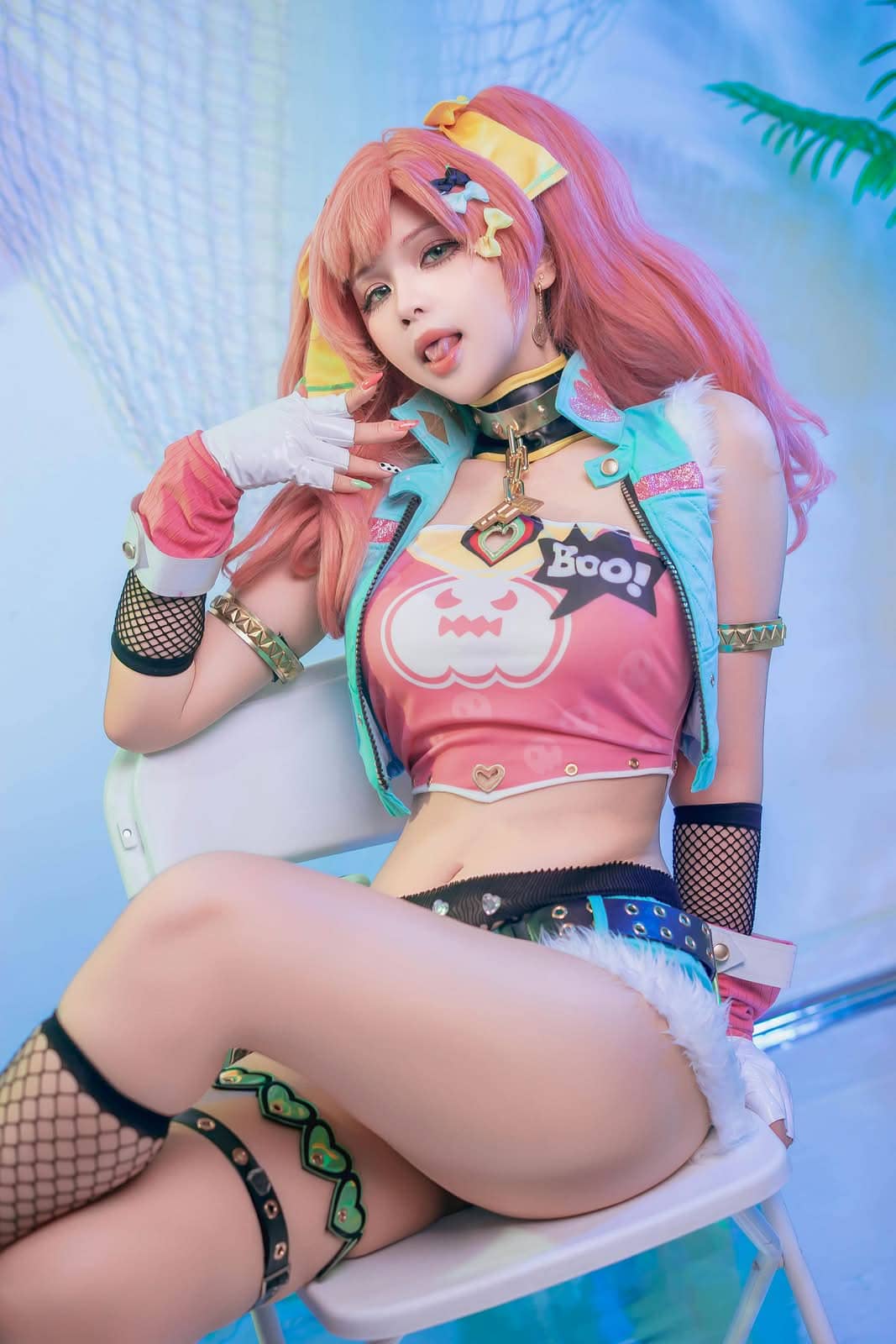 Pyon Lay|Nicole COS写真:随性不羁的都市灵韵 13 Nicole COS作品|都市潮流少女人设演绎